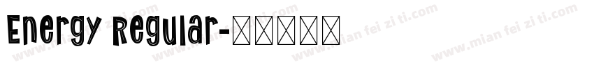 Energy Regular字体转换